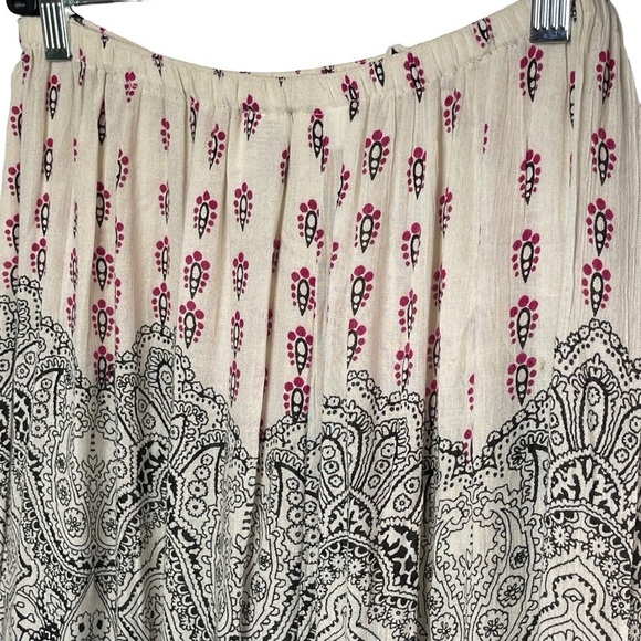 Forbidden Los Angeles Size M Boho Gypsy Skirt Tiered Maxi - Picture 7 of 8